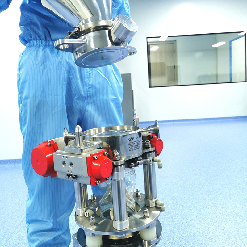 무균 분할 버터플라이 밸브